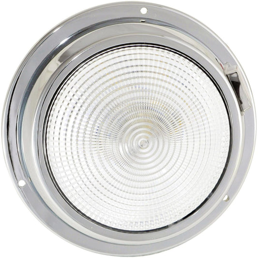 Dr. LED 8001177 Fixture 5 1/2" Mars Dome (Chrome) Marine Lighting