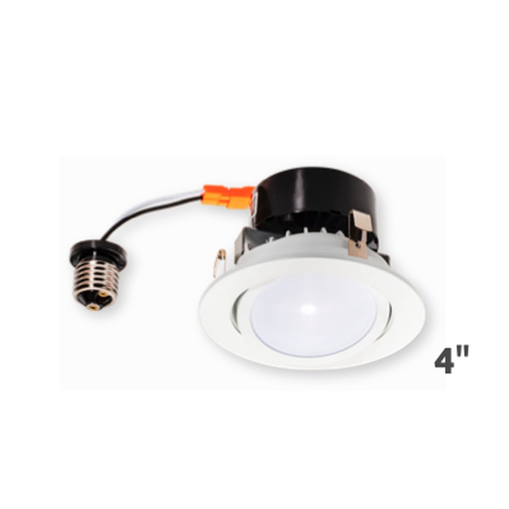 Topaz RTL/437WH/90/D-28 8W LED Retrofit Fixture 4" Gimbal Unit - 3000K