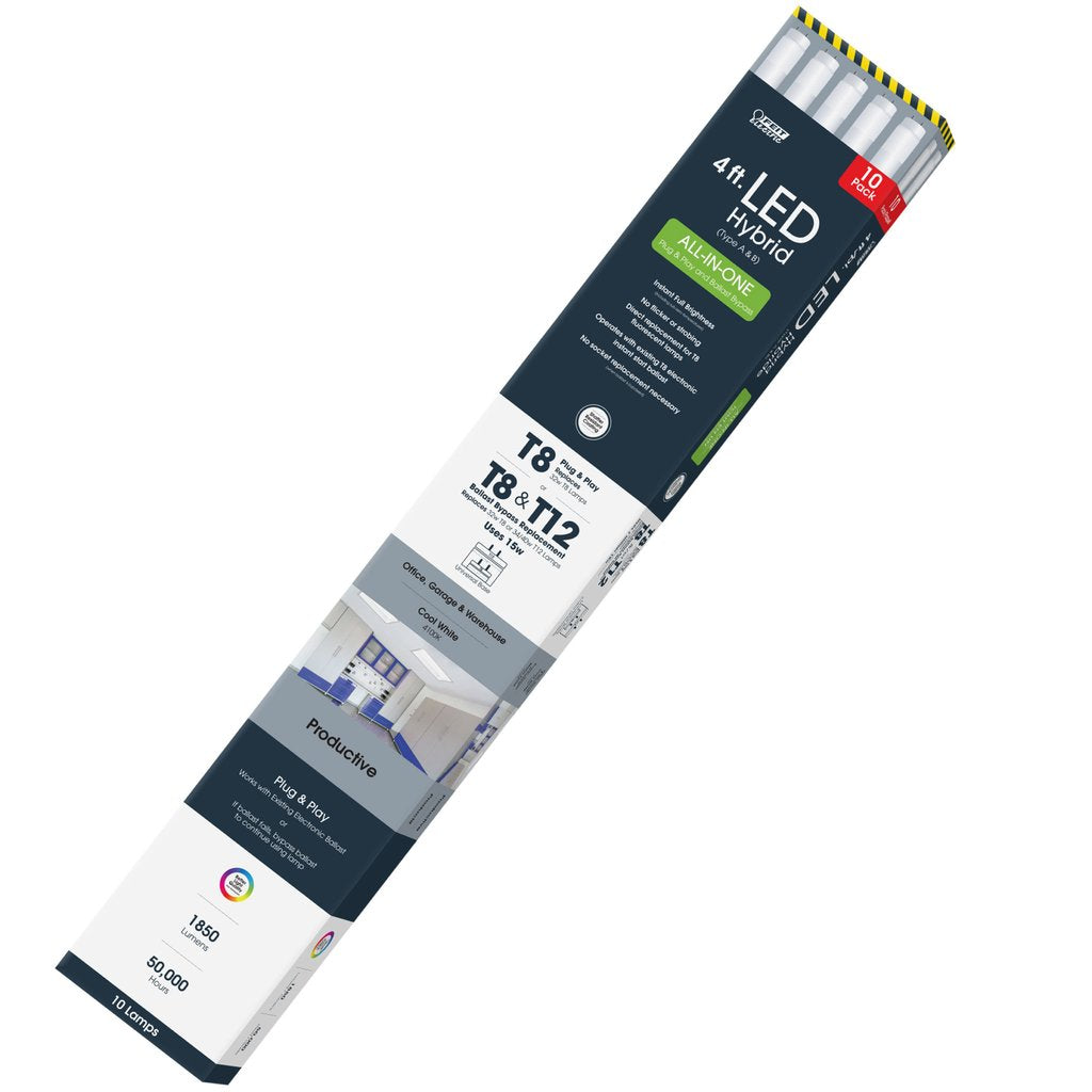 Feit Electric T4815/840/AB/LED/10 15W T8 LED Light Bulb