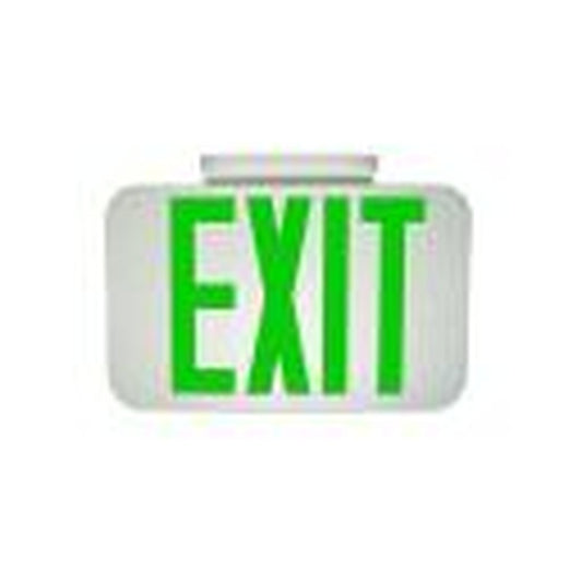 MaxLite 103368 Fixture EXIT; THERMOPLASTIC; GREEN LETTERS; WHITE;