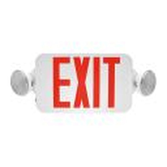 6 pack - MaxLite 14101488 Fixture EXIT & EMERGENCY COMBO;