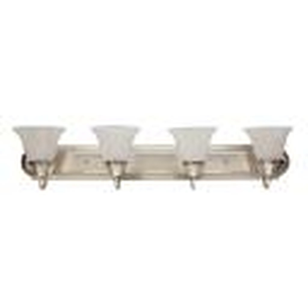 MaxLite 100516 Fixture VANITY BAR TULIP NICKEL FINISH WITH 4X10W 2700K