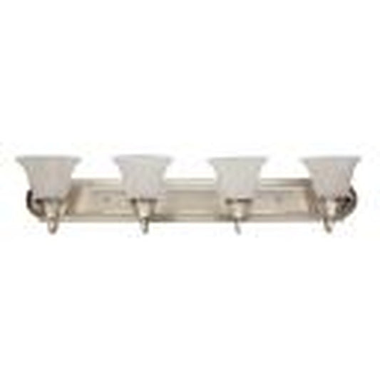MaxLite 100516 Fixture VANITY BAR TULIP NICKEL FINISH WITH 4X10W 2700K