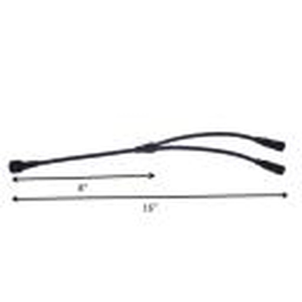 MaxLite 1409061 REFRIGERATOR LIGHT Y-SPLITTER CORD; BLACK FINISH