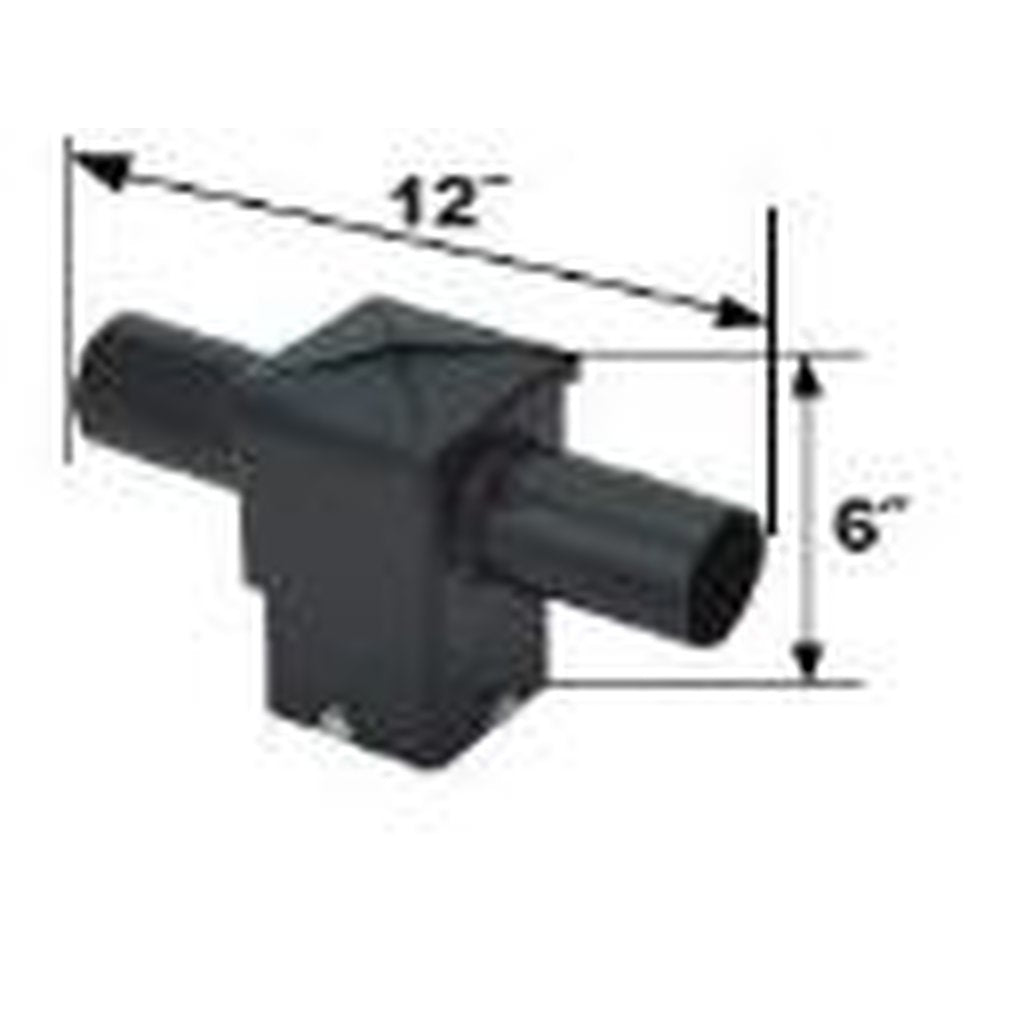 MaxLite 73065 5" SQUARE HORIZONTAL TENON 2@180 DEGREES BRONZE