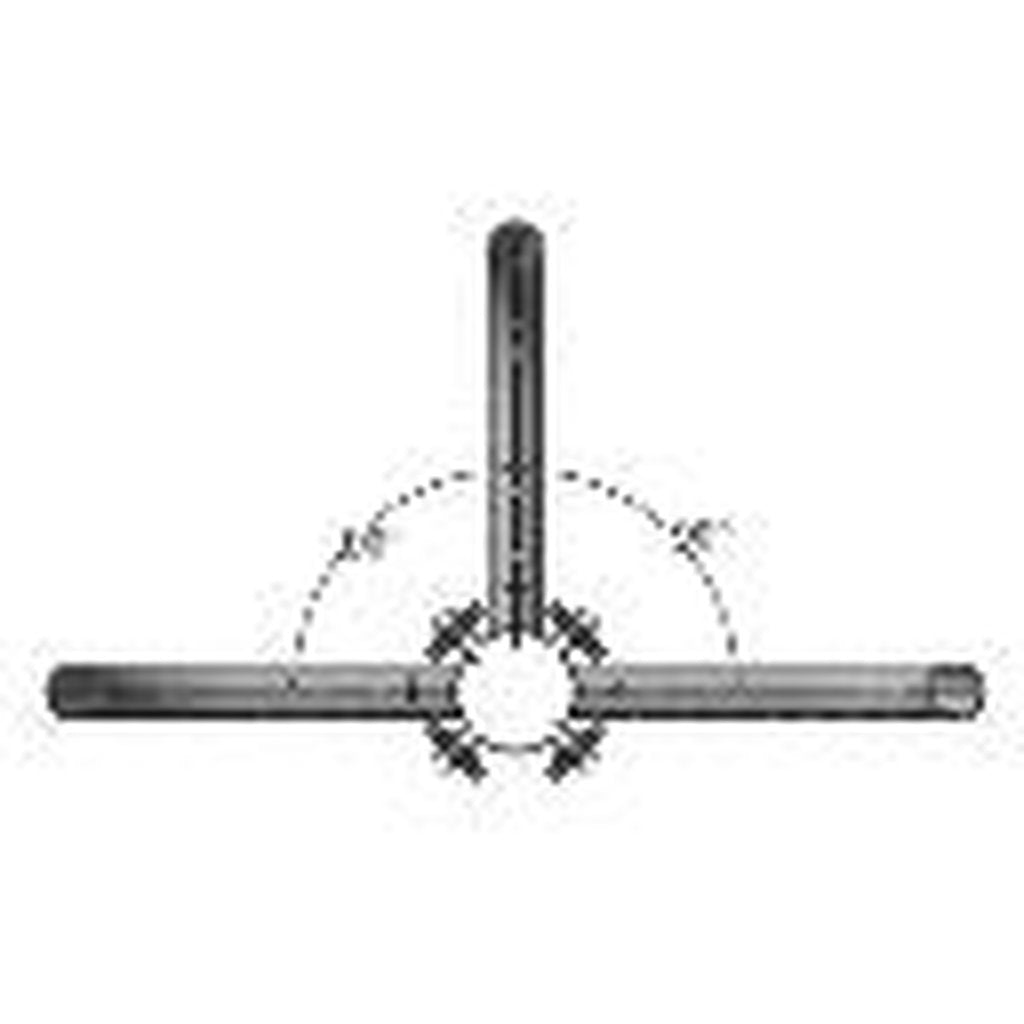 MaxLite 14101692 COLLAR BRACKETS; STEEL; 3 ARMS @ 90 DEGREES; BRONZE;