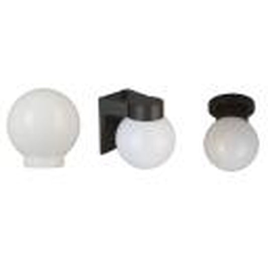 MaxLite 104755 LENS; GLOBE STYLE; GLASS; COMPATIBLE WITH THE SECCE