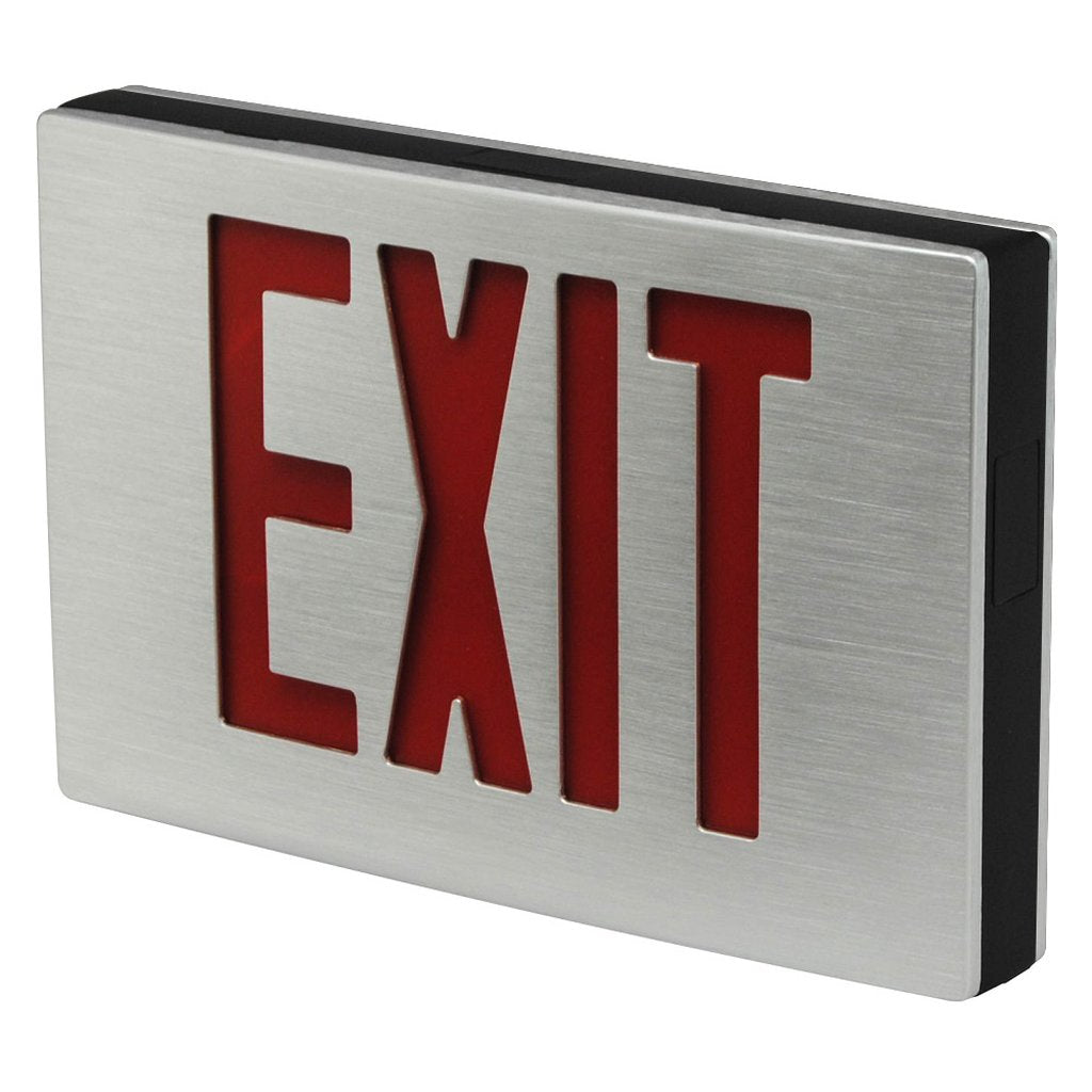 TCP 26L93 Exit Fixture LED DieCast Aluminum Sign Double Face Red