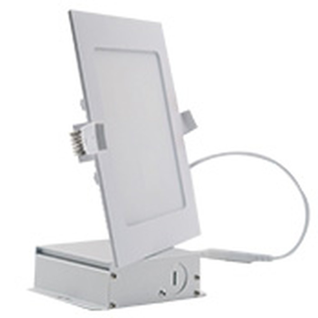 Halco 89073 12W LED Dimmable Fixture 6in Square Slim Downlight 3000K