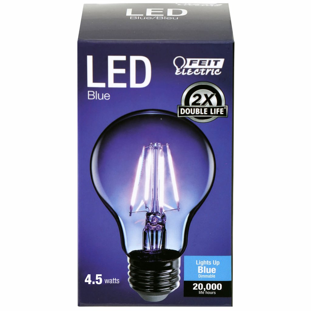 Feit Electric A19/TB/LED 4.5W A19 Blue LED Light Bulb