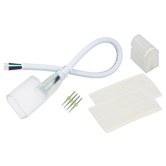 American Lighting RGB-NF-CONKIT-NP RBG NEON CONKIT NO PLUG 5FT INCL