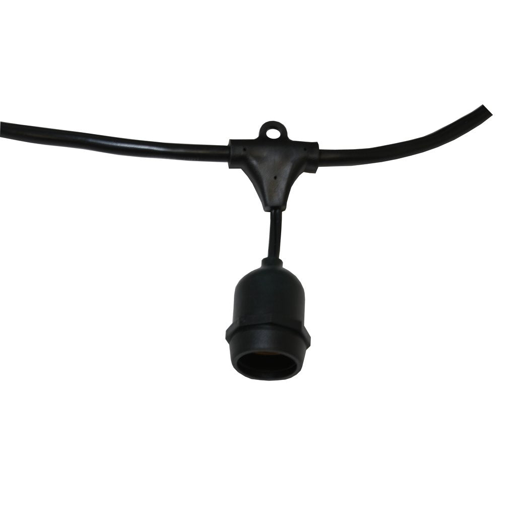 American Lighting LS-MS-24-BK 330' LT STRG MED BASE 2' SCKT SP