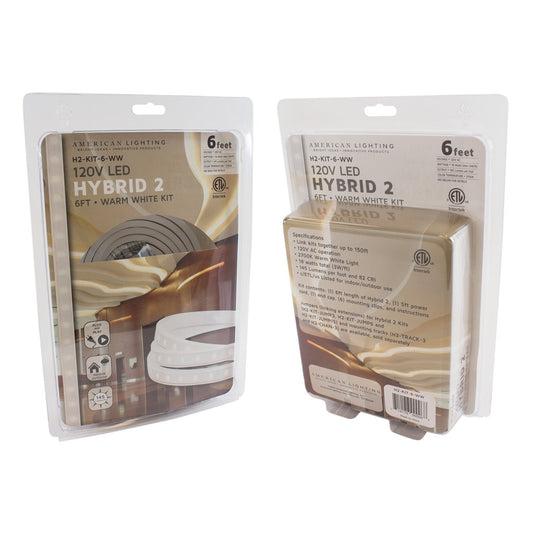 American Lighting H2-KIT-6-WW 120V HYBRID2 KIT 2700K WW 6FT 18W 150FT