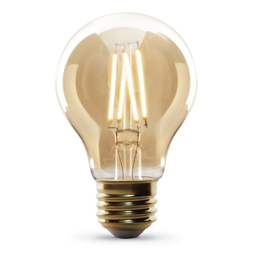 Feit Electric AT19/VG/LED 4W A19 Warm Amber LED Light Bulb