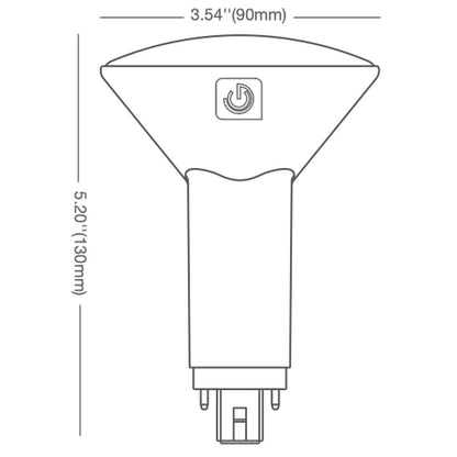 Green Creative 98389 8.5W LED Light Bulb
