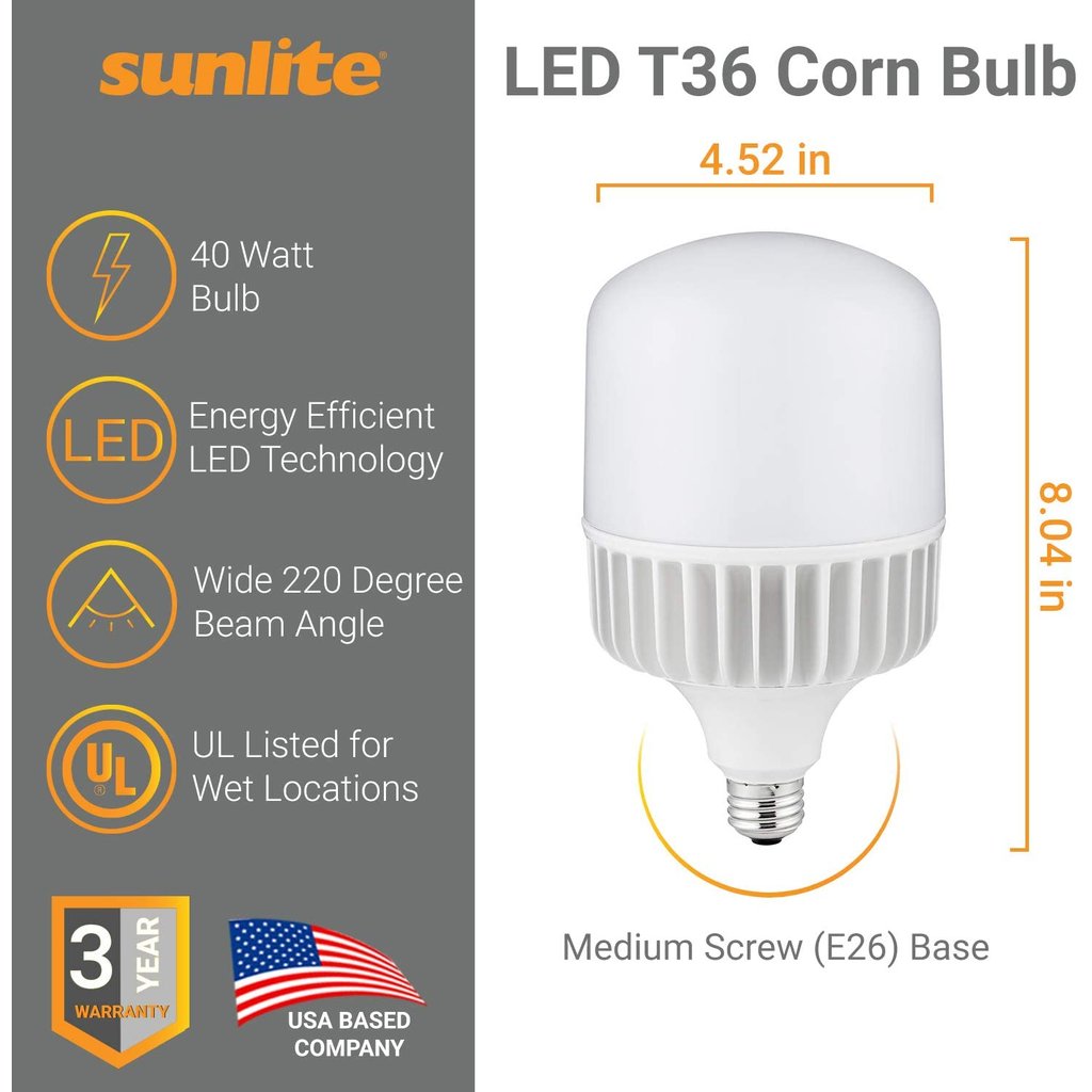 Sunlite 81252-SU 40W LED Light Bulb