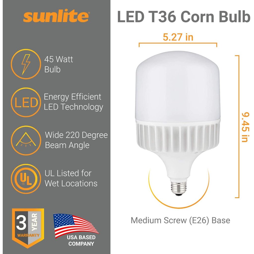 Sunlite 81266-SU 45W LED Light Bulb