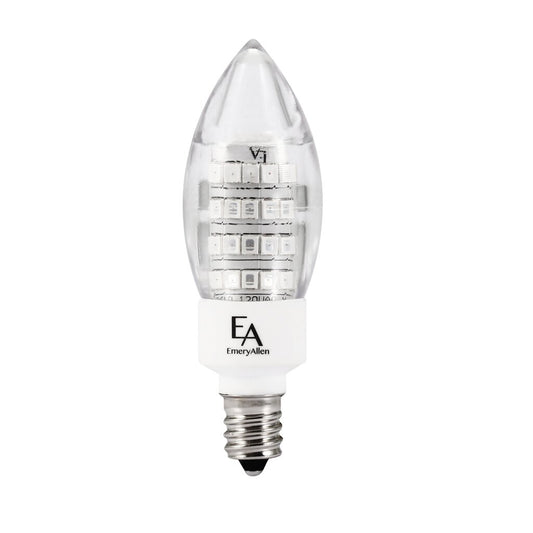 EmeryAllen EA-E12-3.0W-002-AMB 3W AMBER LED Light Bulb