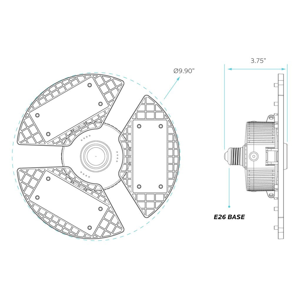 Luxrite LR42350 80W Daylight LED Light Bulb