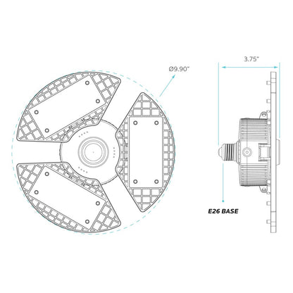Luxrite LR42350 80W LED Light Bulb