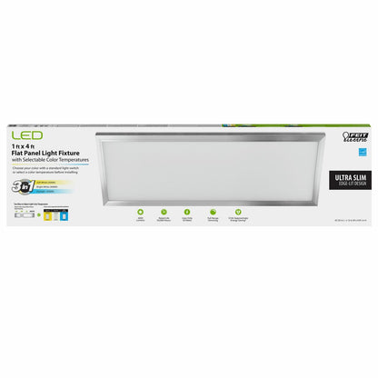Feit Electric FP1X4/6WY/NK 50W LED Flat Panel Dimmable Fixture 4000
