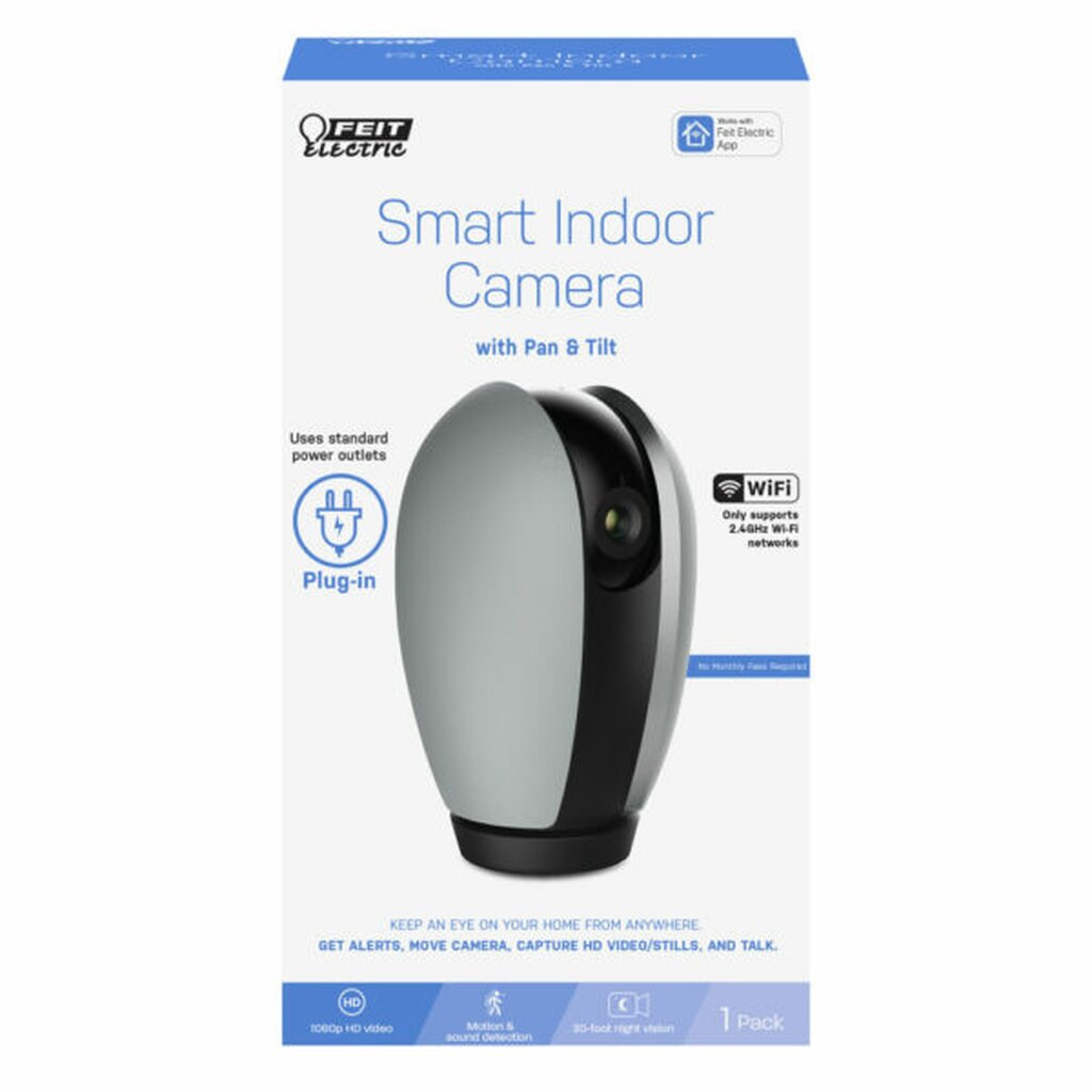 Feit Electric CAM/PAN/WIFI Camera Smart Wi-Fi Indoor Pan/Tilt