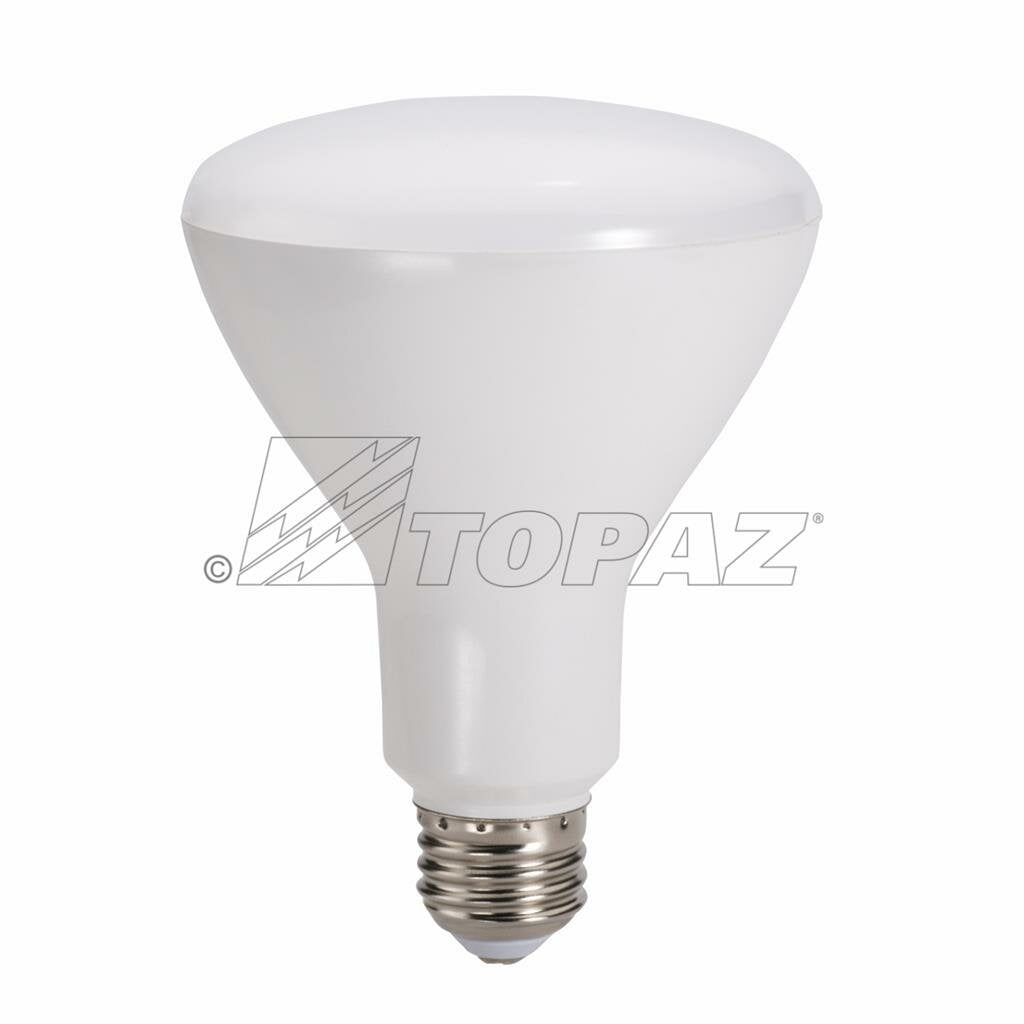 Topaz LBR30/8/827/D-46C 8W BR30 Warm White LED Light Bulb