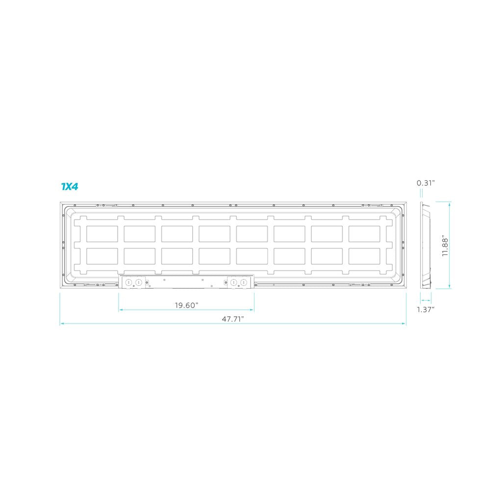 Luxrite LR24227 20W/25W/30W LED Flat Panel Dimmable Fixture