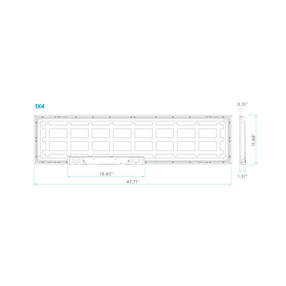Luxrite LR24227 20W/25W/30W LED Flat Panel Dimmable Fixture