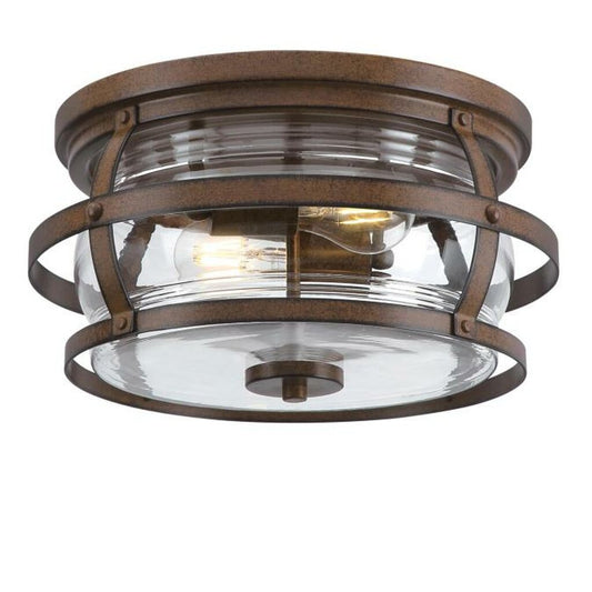 Westinghouse 6112600 Fixture 14 in. Weatherby 2 Light Flush