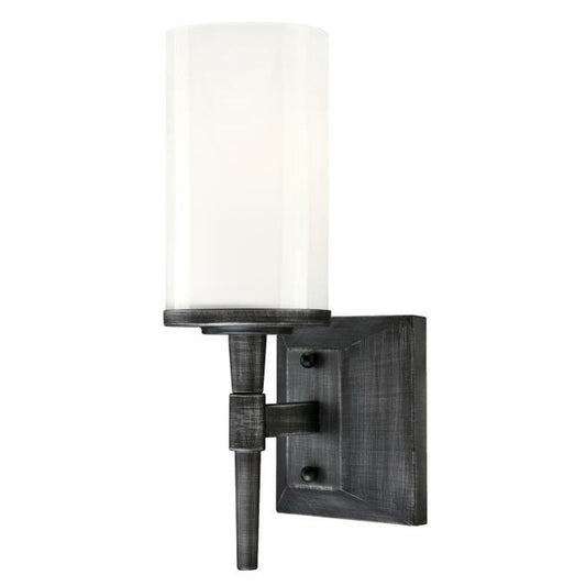 Westinghouse 6325000 Sconce Fixture 1 Light Wall Distressed Aluminum