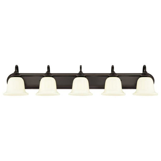 Westinghouse 6305200 Sconce Fixture 5 Light Wall Amber Bronze Finish