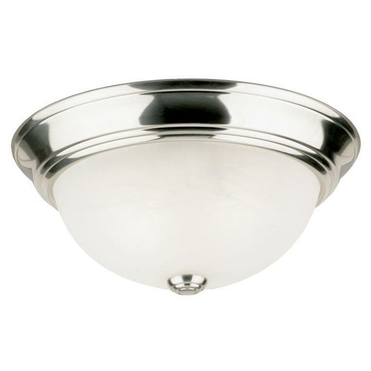 Westinghouse 6757300 Fixture 2 Light Flush Brushed Nickel Finish with