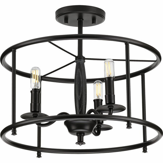 Progress Lighting P350150-031 Fixture This versatile semi-flush