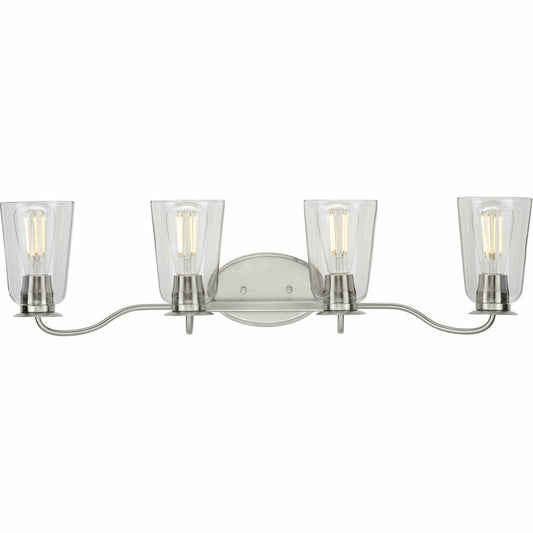 Progress Lighting P300264-009 Fixture This versatile bath light will