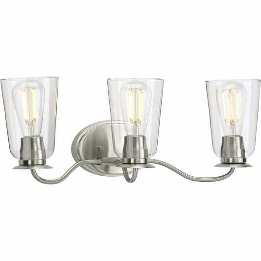 Progress Lighting P300263-009 Fixture This versatile bath light will