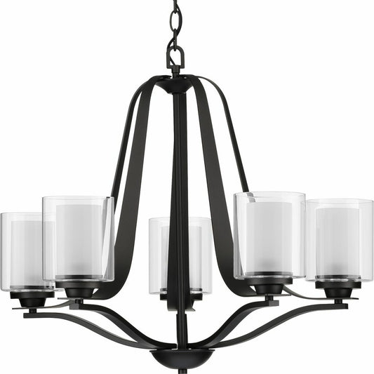 Progress Lighting P400095-143 Fixture Add a modern romance to the
