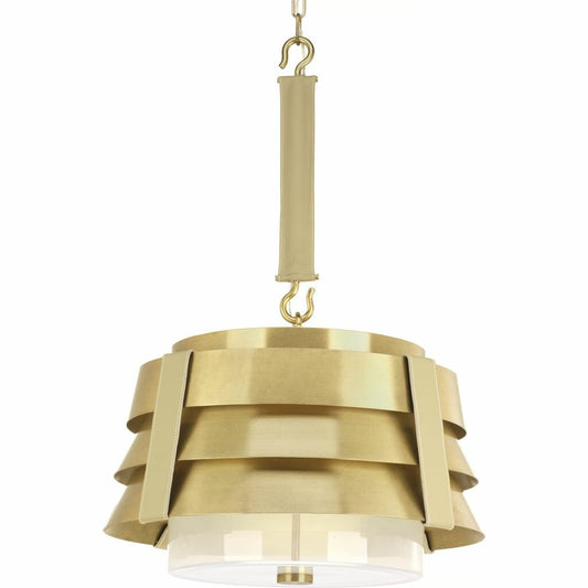 Progress Lighting P500198-160 Fixture Timeless Brushed Brass offsets