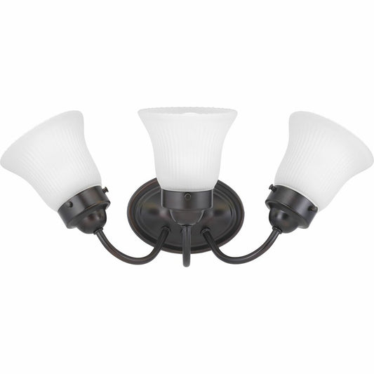 Progress Lighting P3289-20ET Fixture The three-light Fluted Glass