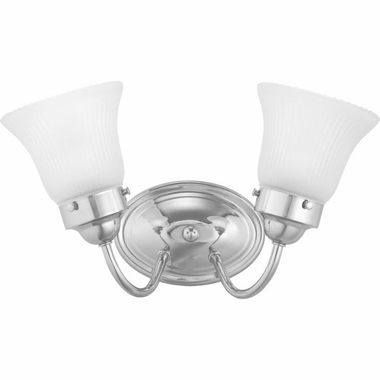 Progress Lighting P3288-15ET Fixture The two-light Fluted Glass
