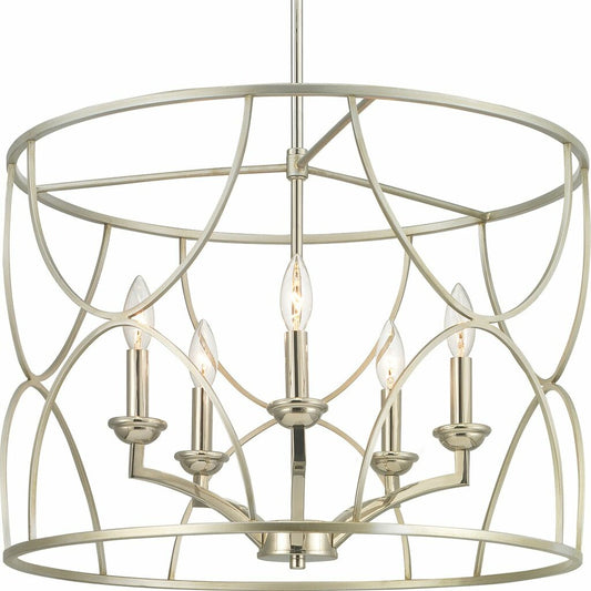 Progress Lighting P400178-134 Fixture A five-light inner cluster in