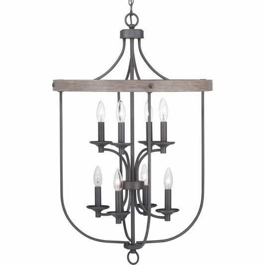 Progress Lighting P500158-143 Fixture The eight-light foyer in the