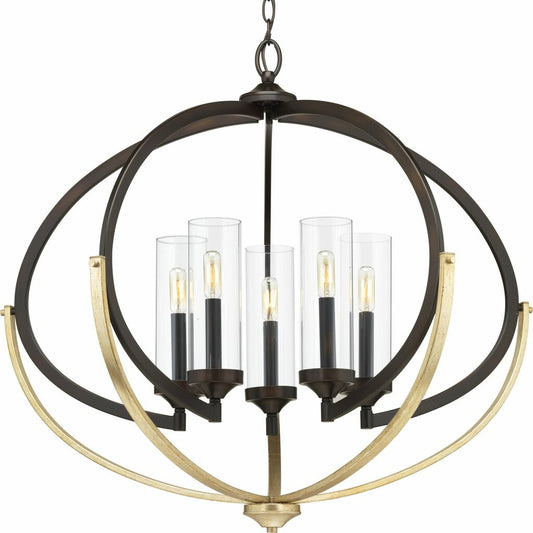 Progress Lighting P400117-020 Fixture Mixed finishes such as Antique