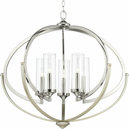 Progress Lighting P400117-104 Fixture Mixed finishes such as Polished