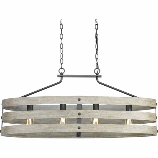 Progress Lighting P400097-143 Fixture Three circular bands wrap