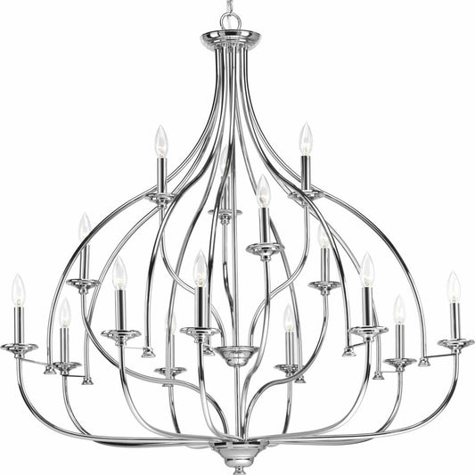 Progress Lighting P400110-015 Fixture Featuring soft angles and