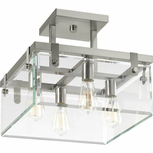 Progress Lighting P350090-009 Fixture Inspired by modern architecture.