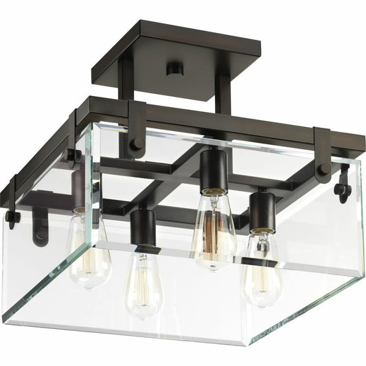 Progress Lighting P350090-020 Fixture Inspired by modern architecture.