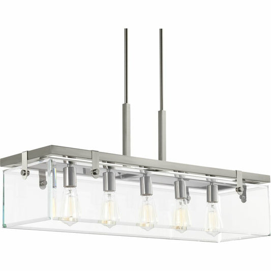 Progress Lighting P400116-009 Fixture Inspired by modern architecture.
