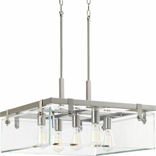 Progress Lighting P500074-009 Fixture Inspired by modern architecture.